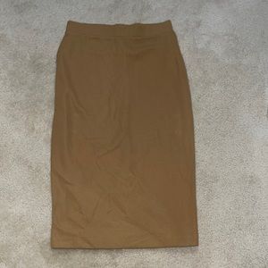Forever 21 camel Bodycon pencil skirt